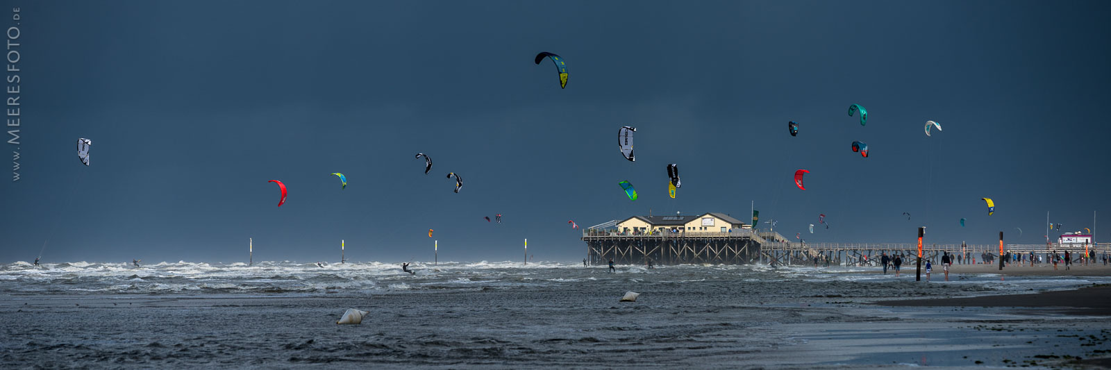 Kiter vor Sturmfront in SPO